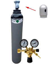 STICKSTOFF Gasflasche 8Liter 1,6m3 Klimaanlagen  Reifenaufblasen Minderer 16 Bar