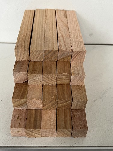 Rüster pen blanks stück - rüster,