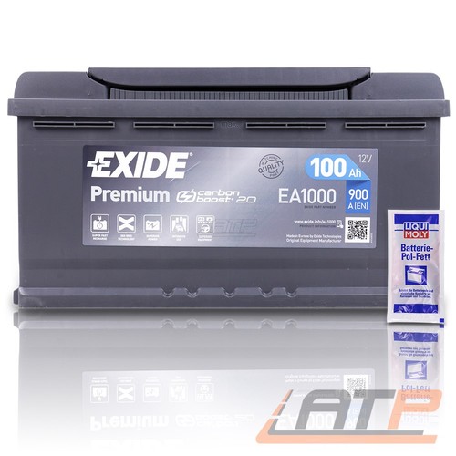 Exide autobatterie 12v 100ah - autobatterie,