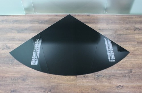 Viertelkreis 120x120cm glas - viertelkreis,