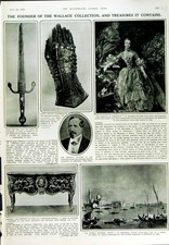 Original alter Vintage Druck