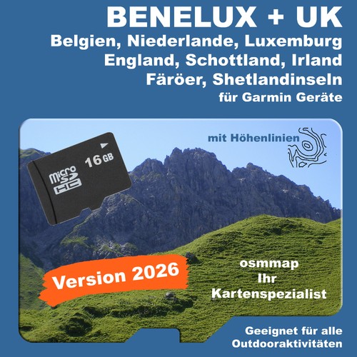 Benelux karte mit - benelux,