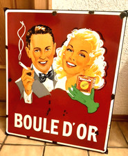 Emailschild Zigaretten  BOULE D OR 