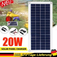 20W Solarpanel Solarmodul 18V