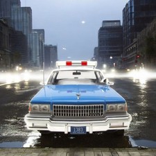 Chevrolet Caprice New York Police NYPD 1987 blau weiß Modellauto 1:18 MCG