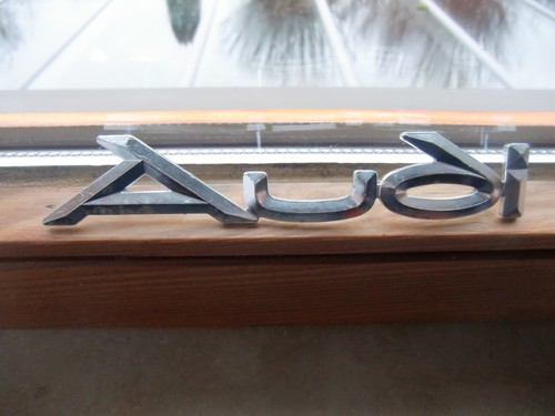 Audi 100 emblem chrom - audi, 100-c1