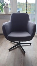 Drehsessel grau stoff von - drehsessel,