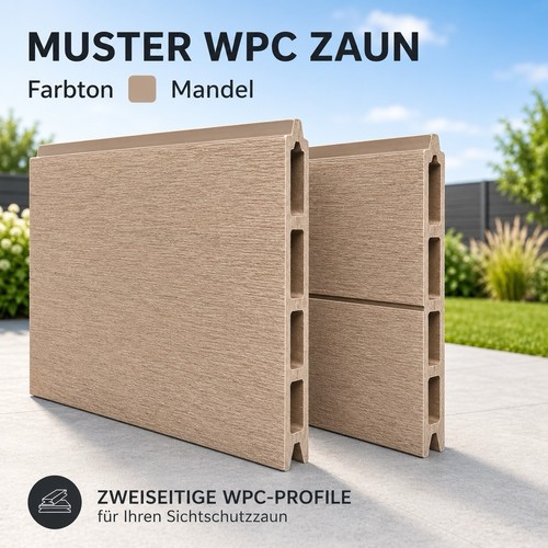 Muster wpc sichtschutzzaun - muster,