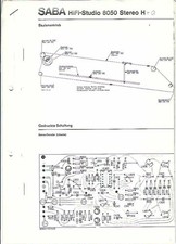 Saba Original Service Manual für HiFi-Studio 8050 stereo H hier: Schaltplan