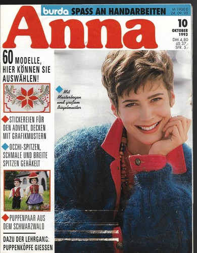 Handarbeitsheft anna 93 - handarbeitsheft, 10/93