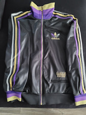 Adidas Chile 62 Jacke Jacket Vintage Lila Grey Gold Silver Size S