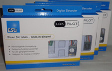 ESU 4x 59610 LokPilot 5 DCC/MM/SX/M4, 8-pin NEM652, Spurweite H0  (1Stk.=34,00€)