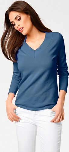 Pullover blau damen - pullover,