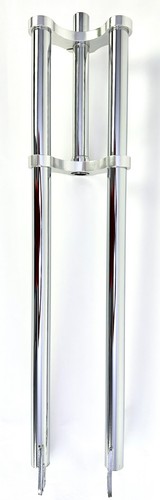 Gabel doppelarm chrom 75cm - chrom,