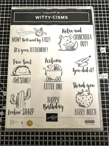 Stampin witty cisms taco - up,