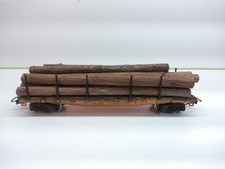 Rungenwagen H0 mit Holzladung