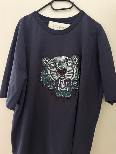 Kenzo herren shirt xxl blau - t-shirt,