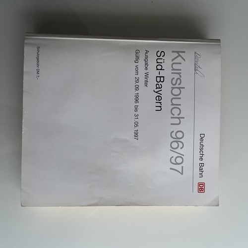 Kursbuch deutsche bahn - deutsche,