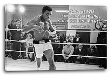Lein-Wand-Bild: Muhammad Ali