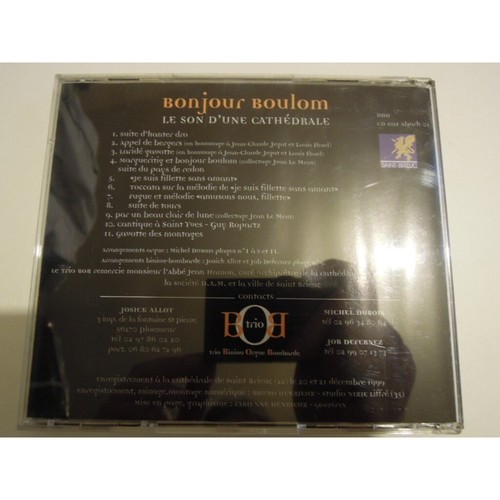 Trio bob biniou orgel - cd,