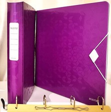 LEITZ Ringbuch Active WOW SoftClick A4  VIOLETT 4 D-Ringe 4240-00-62