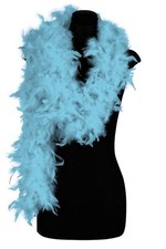 hellblaue Federboa Boa Federn