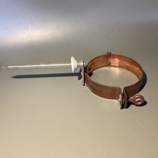 Fallrohrschelle 100 mm Kupfer Mit Schlagstift 140 mm WUS Für Regenfall Rohr