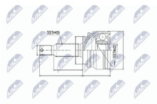 Nty npz 010 gelenksatz - nty, npz-ch-010