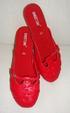 Pantoletten rot 39 - gr.,