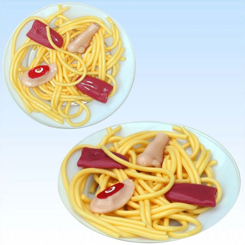Ekel teller mit spaghetti - 2,