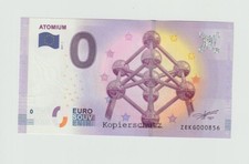 0 Euro Souvenir Banknote - Atomium Belgien Brüssel / 2017-1
