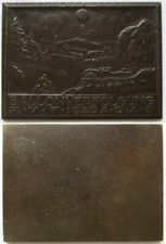 Rare Bronze Plaque Balloon
