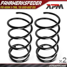 2x Federn Fahrwerksfeder Vorne Vorderachse für Nissan X-Trail T30 2005-2007 SUV
