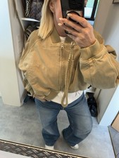 Zara cropped bomber jacke - bomber,