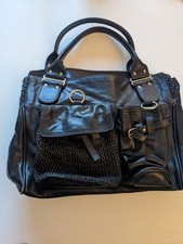 Chloe Leder Handtasche Schwarz