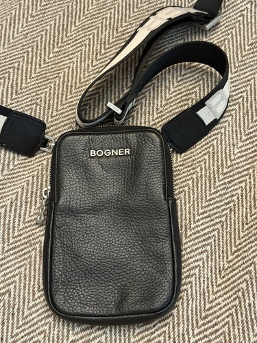 Bogner tasche leder schwarz - bogner,