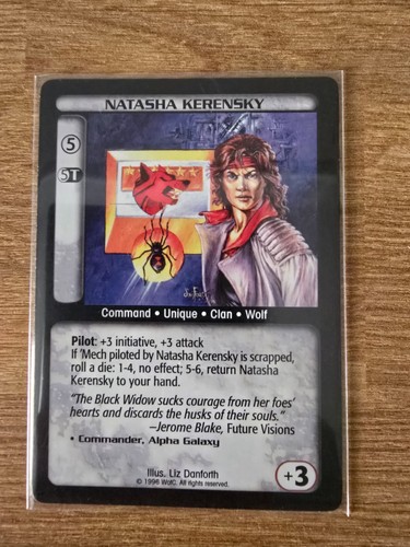 Battletech ccg natasha - battletech,