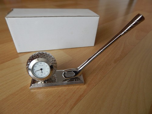 Tischuhr golfball mit - golfball,
