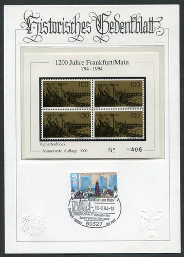 Bund historisches gedenkblatt - historisches,