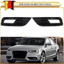 Paar Kühlergrill Blende Nebelscheinwerfer Für Audi A4 B8.5 13-16 Schwarz Grille
