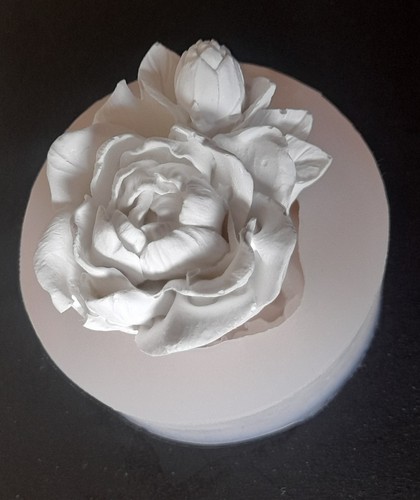 Silikonform gießform rose - silikonform,