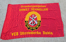 DDR Seiden Banner Fahne VEB