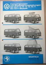 Prospekt VW Westfalia