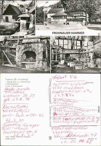 Ansichtskarte frohnau - ansichtskarte,