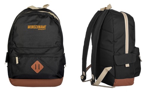 Rucksack mit namen retro - mit,