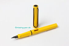 Lamy Safari älterer Füllfederhalter in gelb / gelb mit schwarzem Clip