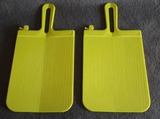 2x Koziol Schneidbrett Gemüseschneidbrett klappbar grün 1x neu