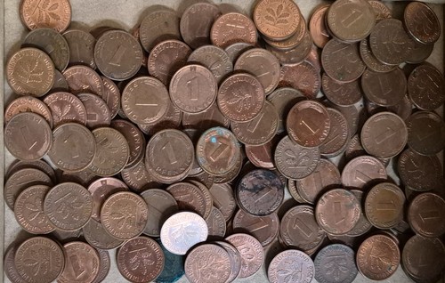 Brd pfennig münzen konvolut - brd,