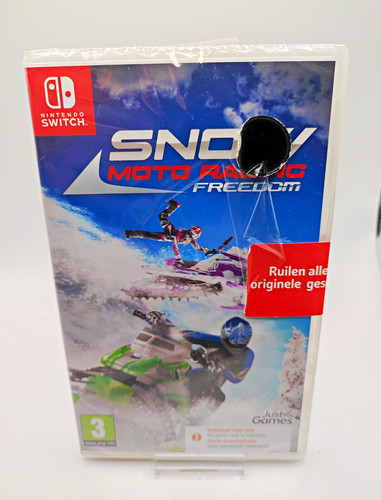 Snow moto racing - moto, freedom