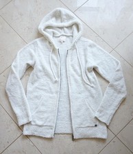 Soccx Dicke Warme Teddy Jacke Gr  S 36 38 creme Kapuze Taschen Kuscheljacke